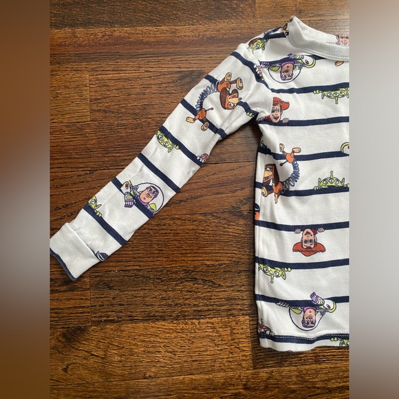 Toy Story toddler 4yrs Pajama Set GAP Pixar gender neutral PJs woody buzz slinky - Picture 3 of 14